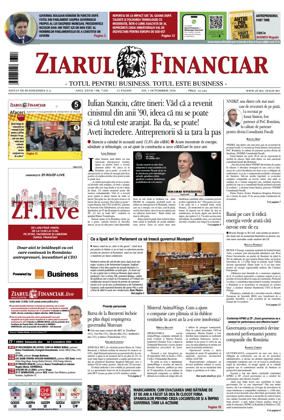 Cover of Ziarul Financiar
