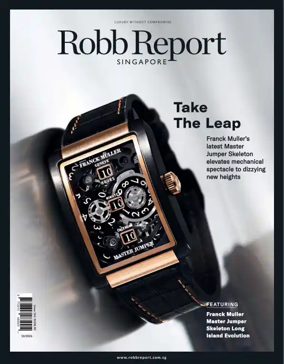 Cover of Robb Report Singapore