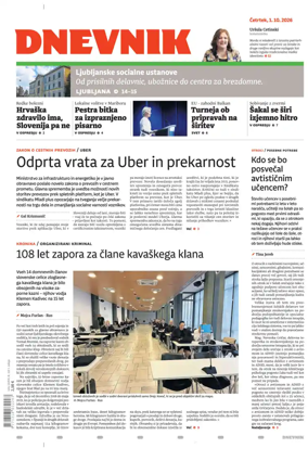 Cover of Dnevnik (Slovenija)