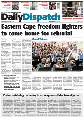 Cover of Daily Dispatch