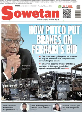 Cover of Sowetan