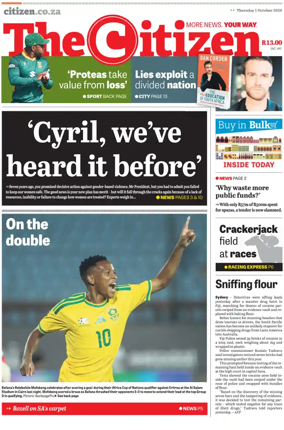 Cover of The Citizen (Gauteng)