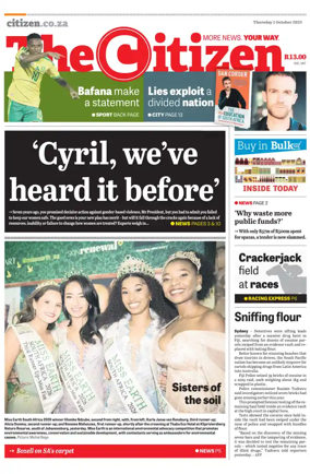 Cover of The Citizen (KZN)