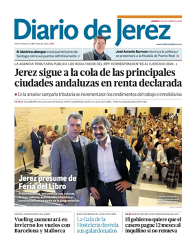Cover of Diario de Jerez