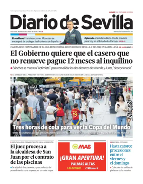 Cover of Diario de Sevilla
