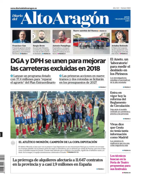Cover of Diario del Alto Aragon