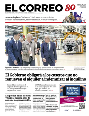 Cover of EL Correo (Alava)