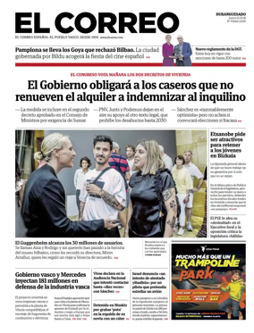 Cover of El Correo (Duranguesado)