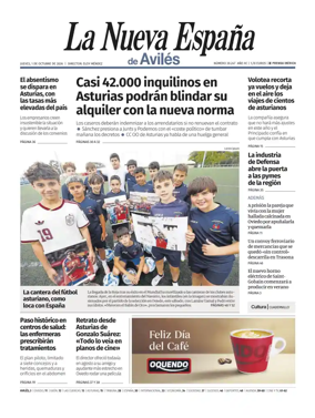 Cover of La Nueva Espana (Aviles)