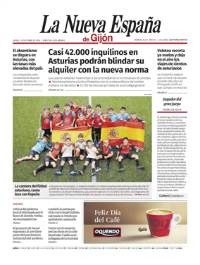 Cover of La Nueva Espana (Gijon)