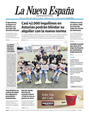 Cover of La Nueva Espana (Oviedo)