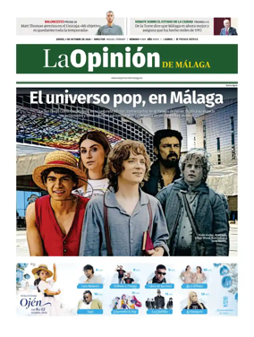Cover of La Opinion de Malaga