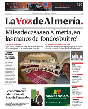 Cover of La Voz de Almeria