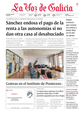 Cover of La Voz de Galicia (Carballo)