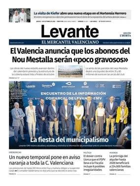 Cover of Levante EMV (Horta)