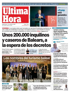 Cover of Ultima Hora