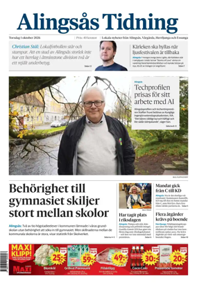 Cover of Alingsas Tidning