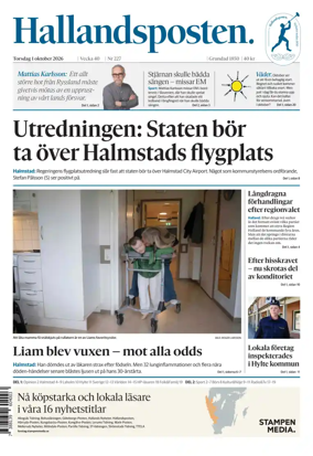 Cover of Hallandsposten