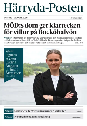 Cover of Harryda-Posten