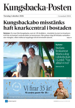 Cover of Kungsbacka-Posten