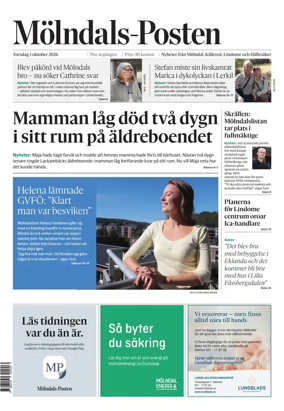 Cover of Molndals-Posten