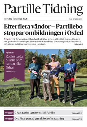 Cover of Partille Tidning