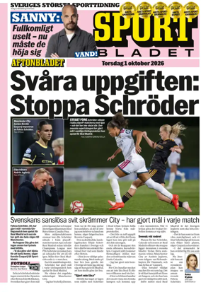 Cover of Sportbladet