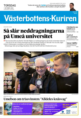 Cover of Vasterbottens-Kuriren