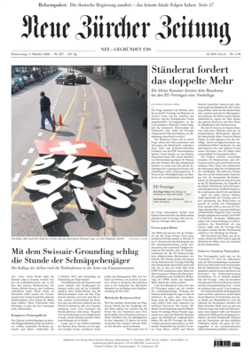 Cover of Neue Zurcher Zeitung