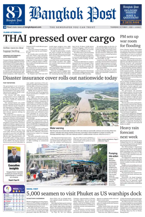 Cover of Bangkok Post