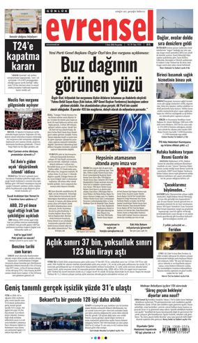 Cover of Evrensel Gazetesi