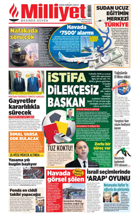 Cover of Milliyet