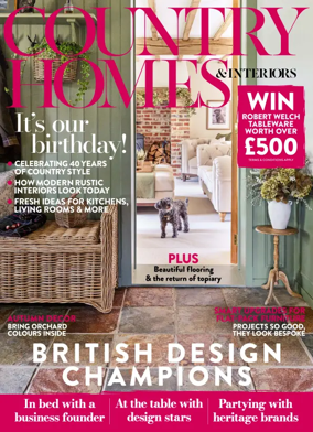 Cover of Country Homes & Interiors
