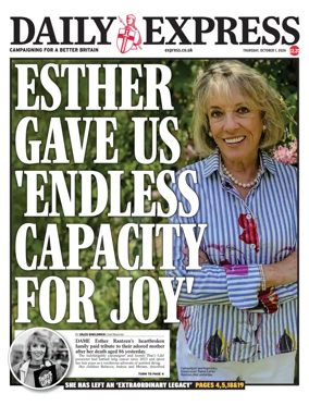 Cover of Daily Express