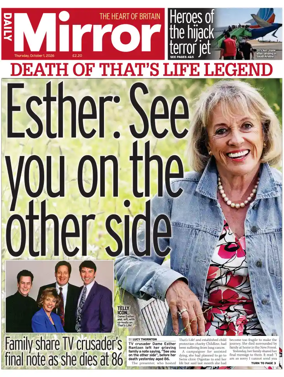 Cover of Daily Mirror