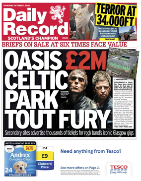 Cover of Daily Record