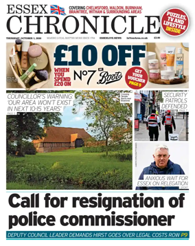 Cover of Essex Chronicle