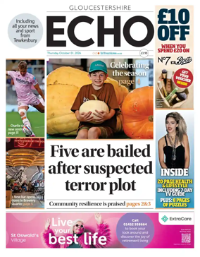 Cover of Gloucestershire Echo