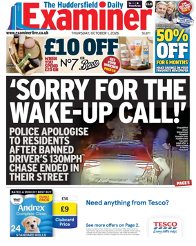 Cover of Huddersfield Daily Examiner