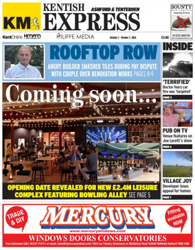 Cover of Kentish Express Ashford & District