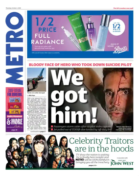 Cover of Metro (UK)