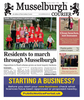 Cover of Musselburgh Courier