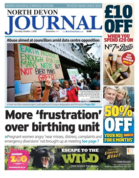Cover of North Devon Journal