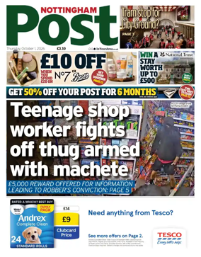 Cover of Nottingham Post