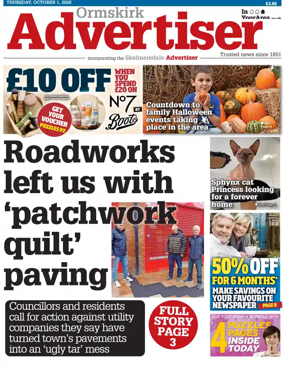 Cover of Ormskirk Advertiser
