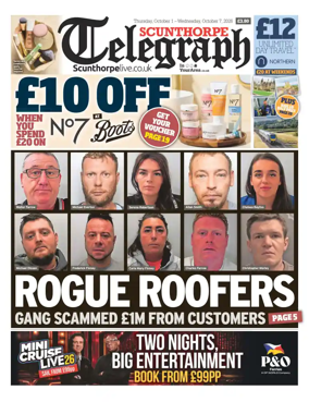 Cover of Scunthorpe Telegraph
