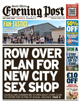 Cover of South Wales Evening Post