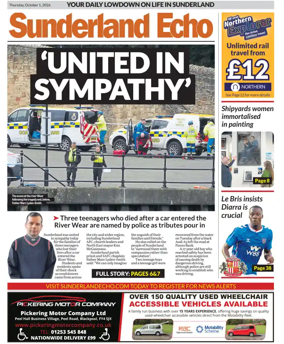 Cover of Sunderland Echo