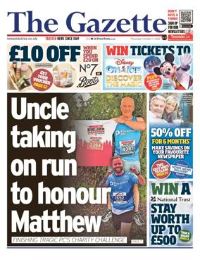Cover of Teesside Evening Gazette