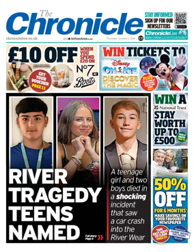 Cover of The Chronicle (South Tyneside and Durham)